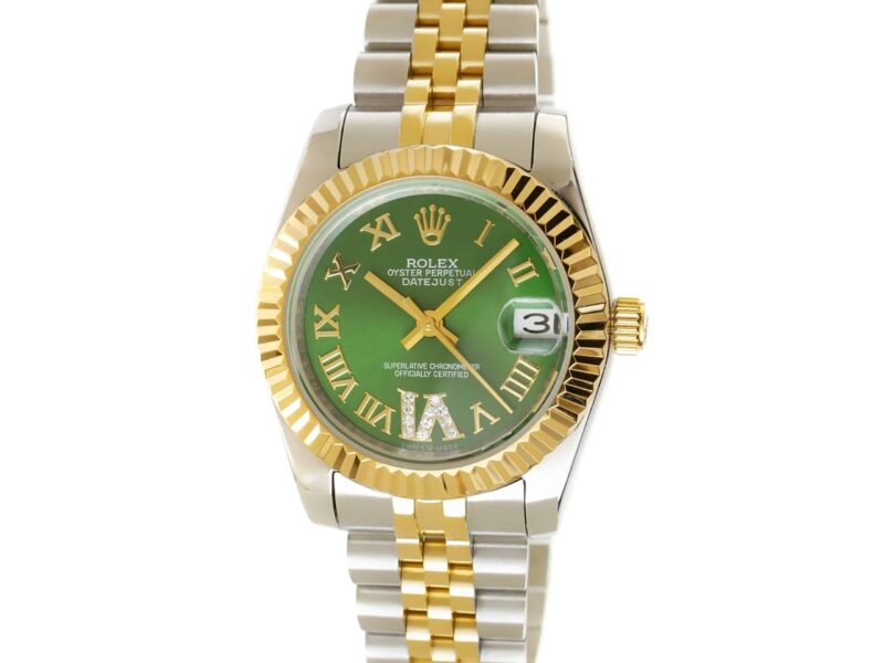 rolex-datejust-31-tt-green-roman-diamond-278273-0016-03