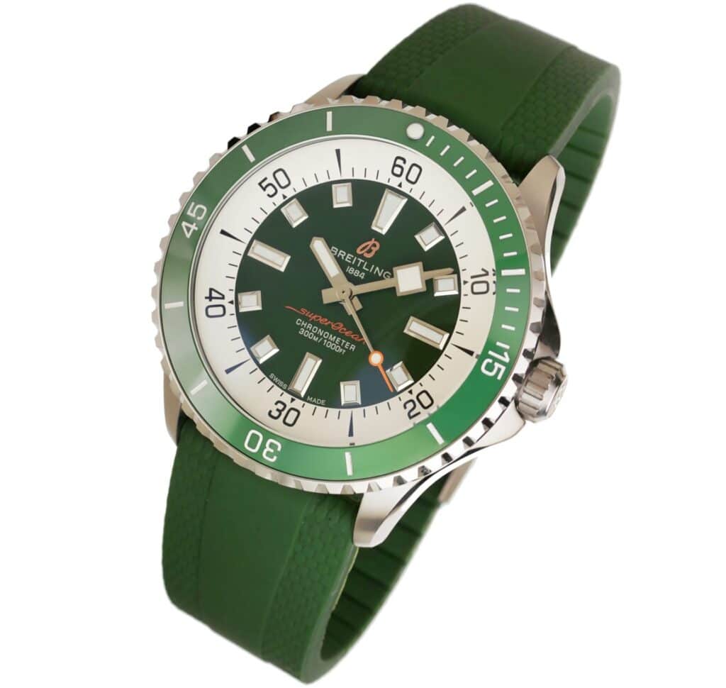 breitling superocean 44 green a17376a31l1s1 02 scaled 2 Breitling - Superocean - 44mm - green - a17376a31l1s1