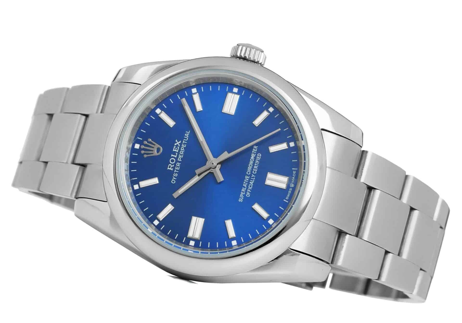 rolex oyster perpetual 36 blue 126000 0003 06 scaled 1 Rolex - Oyster Perpetual - 36mm - blue - 126000-0003