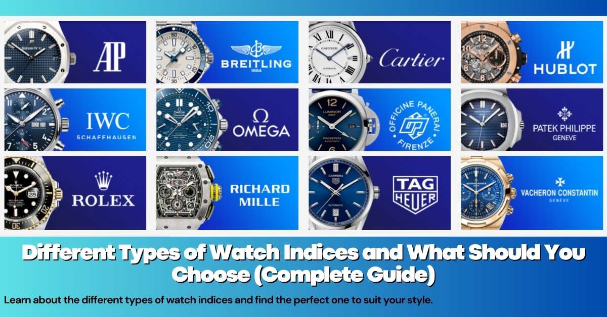 Different Types of Watch Indices and What Should You Choose (Complete Guide)