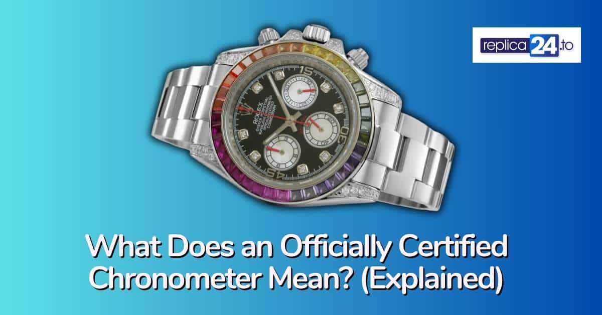 Ever seen a watch labeled as an 'Officially Certified Chronometer' and wondered what it truly means? A chronometer isn't just any timepiece; it's a symbol of exceptional accuracy and reliability. Chiefly, an 'Officially Certified Chronometer' is a watch that has undergone rigorous testing by an independent agency and met severe precision standards. It's a testament to superior craftsmanship and mechanical brilliance. So, if you're curious about the world of elite timekeeping, this article will shed light on what makes a chronometer distinct and why it's loved by watch connoisseurs. It's not just a title; it's a mark of horological excellence. So keep reading! What Is COSC? COSC stands for Contrôle Officiel Suisse des Chronomètres, the Official Swiss Chronometer Testing Institute, a prestigious entity responsible for certifying the accuracy and precision of wristwatches in Switzerland. COSC was established in 1973 and got recognition globally for its rigorous testing standards. When a watch movement has the label "COSC-certified chronometer," it signifies that it has passed thorough tests of precision under various conditions. Watches sent to COSC go through 15 days of testing in different positions and temperatures. Each watch must meet strict criteria, such as an average daily rate deviation between -4/+6 seconds. This strict process ensures that only the highest-quality timepieces receive certification. COSC tests movements, not complete watches, meaning the focus is purely on the mechanism’s performance. Receiving COSC certification is a mark of distinction for watchmakers, symbolizing superior craftsmanship and mechanical prowess. It assures the wearer of the watch's exceptional timekeeping abilities, making COSC-certified watches highly sought after in the world of luxury timepieces. So, understanding COSC helps watch enthusiasts appreciate the meticulous effort that goes into creating a watch that’s not just beautiful but also remarkably accurate. What Is an Officially Certified Chronometer? An Officially Certified Chronometer is a watch that has been rigorously tested and certified for its precision and accuracy by an official body such as COSC. This certification is not just a title; it's a guarantee that the watch meets exceptionally high standards of timekeeping. To earn this distinction, the watch movement undergoes a series of tests under various conditions, including different temperatures and positions. The label of being an Officially Certified Chronometer signifies more than just accuracy; it represents a commitment to outstanding craftsmanship and technical prowess. Collectors and enthusiasts highly prize watches with this certification due to their exceptional performance and reliability. Owning a certified chronometer means possessing a piece of horological excellence, a testament to the skill and dedication of the watchmakers who created it. How To Tell if Your Watch Is an Officially Certified Chronometer Determining if your watch is an officially certified chronometer involves a few key steps, and here are they- 1. Look for the Certification Marking The most straightforward way is to look for the term 'Chronometer' or 'Officially Certified Chronometer' on the watch dial or case back. Watchmakers who have achieved this certification often display it proudly. 2. Check the Documentation When purchasing a chronometer-certified watch, it should come with official documentation or a certificate from the certifying body, like COSC. This certificate indicates that the watch movement has passed the strict tests required for certification. 3. Serial Number Verification Some manufacturers provide a serial number that you can check on their website or by contacting customer service. This can confirm whether your specific model is a chronometer. 4. Examine the Movement Accuracy While not a definitive method, knowing that certified chronometers should deviate less than -4 to +6 seconds per day, you can observe your watch’s timekeeping. If it stays within this range, it might be a chronometer. 5. Professional Verification If you’re still unsure, a professional watchmaker or an authorized dealer can verify the certification. They can check the movement and reference it against known standards and documentation. Remember, an officially certified chronometer is not just any precise watch, but one that has been specifically tested and certified for its accuracy. This certification is a mark of excellence in the world of horology. How Accurate Is an Officially Certified Chronometer? The accuracy of an officially certified chronometer is held to exceptionally high standards. To be designated as a chronometer by organizations like the Contrôle Officiel Suisse des Chronomètres (COSC), a watch movement must meet strict accuracy criteria. This involves undergoing rigorous testing for several days, in different positions and at varying temperatures. The standard for COSC certification dictates that a watch's daily rate deviation must be within -4 to +6 seconds per day. This level of precision is significantly higher than that of typical mechanical watches. It means that a COSC-certified chronometer will lose or gain no more than 6 seconds per day, ensuring remarkable timekeeping accuracy over extended periods. This precision is achieved through superior craftsmanship, high-quality materials, and meticulous calibration. As a result, owning a COSC-certified chronometer guarantees not just a piece of luxury but also a device of exceptional timekeeping reliability, making it a prized possession for watch enthusiasts and collectors. Do All Rolex Watches Have an Officially Certified Chronometer? Yes, all Rolex watches are equipped with movements that are officially certified as chronometers. Rolex prides itself on this distinction and has made it a standard for all its timepieces. This certification is a testament to the brand's commitment to producing watches of exceptional accuracy and reliability. Each Rolex watch movement is sent to the Contrôle Officiel Suisse des Chronomètres (COSC), an independent testing agency, where it undergoes rigorous tests over several days. It gets the chronometer certification only if it stays within -4 to +6 seconds daily deviation. After the movements are returned to Rolex, they undergo additional in-house testing to further ensure superior accuracy, a process known as the Rolex Superlative Chronometer Certification, which guarantees a precision of -2/+2 seconds per day. This meticulous attention to precision in every watch they produce has increased Rolex’s reputation as a manufacturer of some of the most reliable and high-quality timepieces in the world. Thus, owning a Rolex watch means possessing a timepiece that adheres to the highest standards of timekeeping performance. Some FAQs 1. What Makes a Watch an Officially Certified Chronometer? Answer: A watch is certified as a chronometer when it passes rigorous accuracy tests by an official body like COSC. 2. What’s The Accuracy of a Chronometer-Certified Watch? Answer: Chronometer-certified watches must have a daily rate deviation between -4 and +6 seconds. 3. Are All Luxury Watches Chronometer-Certified? Answer: Not all luxury watches are chronometer-certified; it's a specific distinction for watches that meet certain precision standards. Conclusion An Officially Certified Chronometer is not just a title, but a hallmark of precision and excellence in watchmaking. It signifies a watch that has undergone and passed difficult accuracy tests, ensuring reliability and superior performance. Owning a chronometer-certified watch means cherishing a piece that stands at the top of timekeeping accuracy.