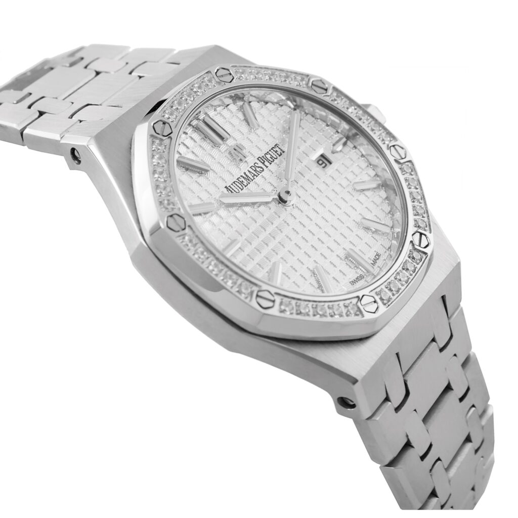 Audemars Piguet - Lady Royal Oak - 67651ST.ZZ.D011CR.01 - Steel Diamonds Replica