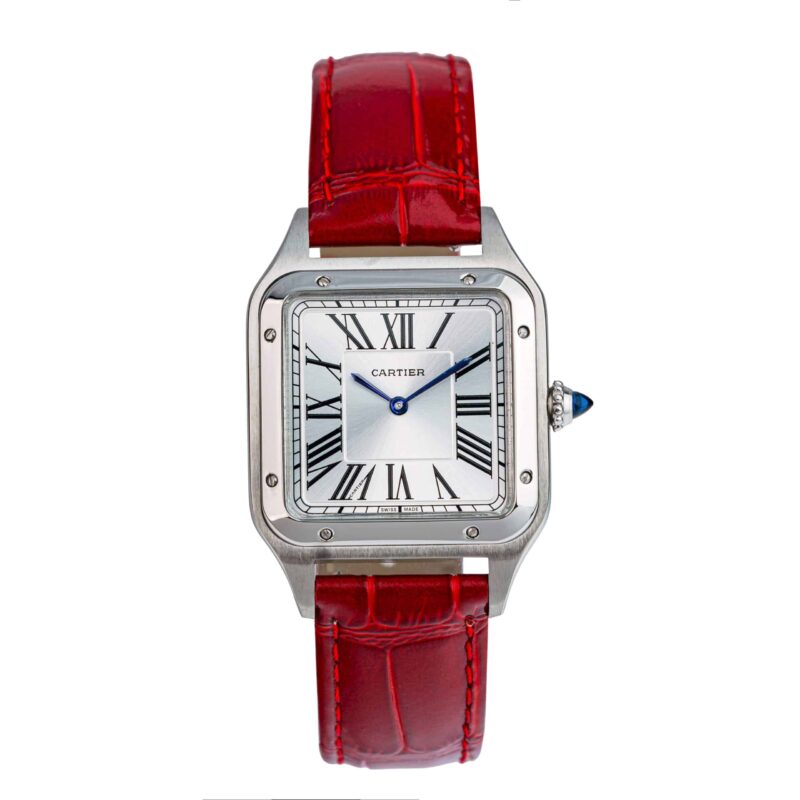 cartier santos dumont white red wssa0023 08 scaled Cartier - Santos Dumont - WSSA0023 - Whitegold Red