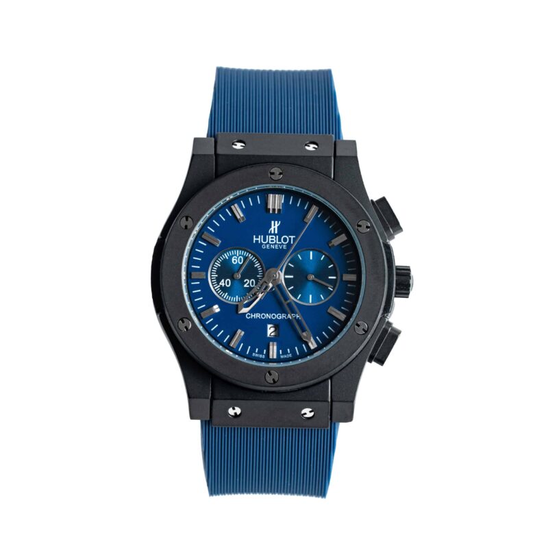 hublot classic fusion ceramic blue chronograph 541cm7170rx 01 scaled Hublot - Classic Fusion Ceramic Blue Chronograph - 541.CM.7170.RX - Blue