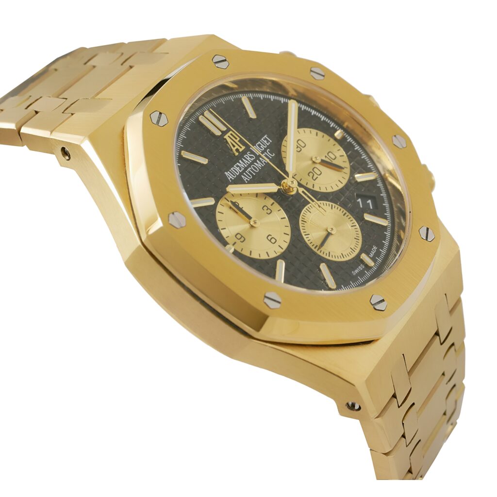 Audemars Piguet - Royal Oak Chrono - 26331ST - Gold Black Replica