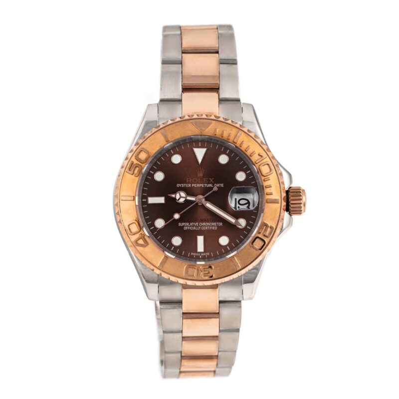 rolex yachtmaster 40 tt rosegold brown 126621 0001 05 scaled Rolex - Yacht-Master 40 - 126621-0001 - Rose Gold Brown