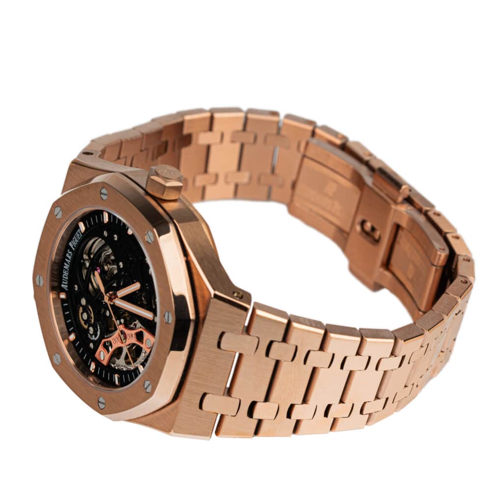 Audemars Piguet Royal Oak Double Balance Rose Gold 15407OR.OO.1220OR.01 Replica