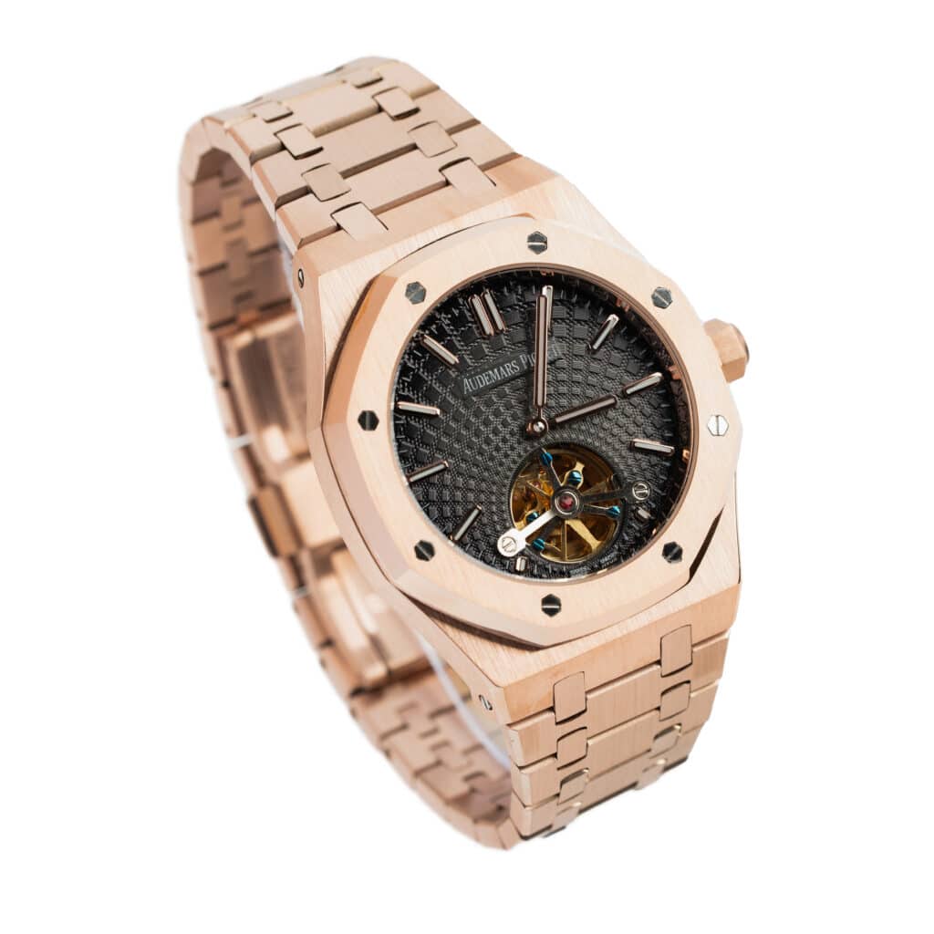 Audemars Piguet Royal Oak Flying Tourbillon Rose Gold Grey 26530OR.OO.1220OR.01 Replica