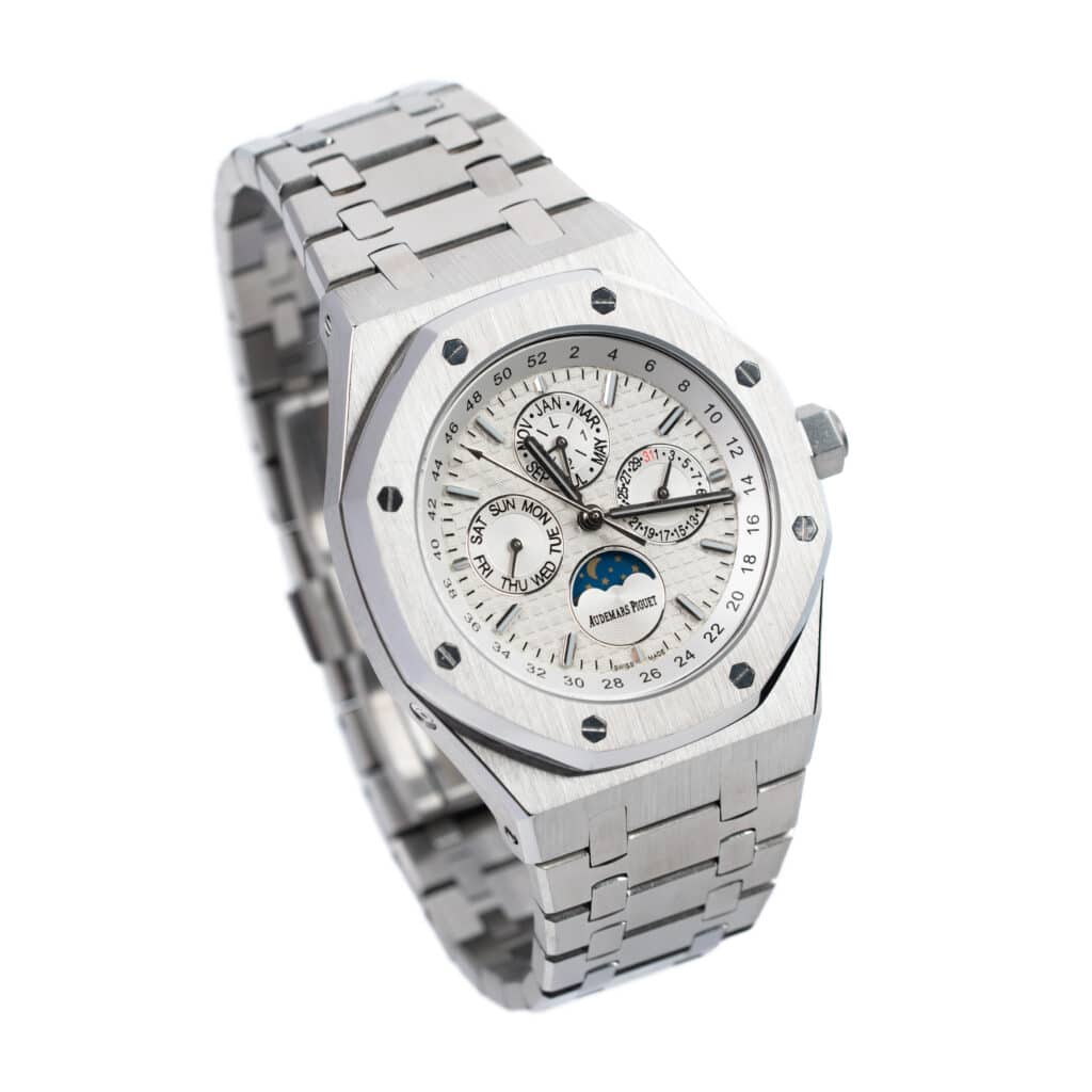 Audemars Piguet Royal Oak Perpetual Calendar Steel White 26574ST.OO.1220ST.01 Replica