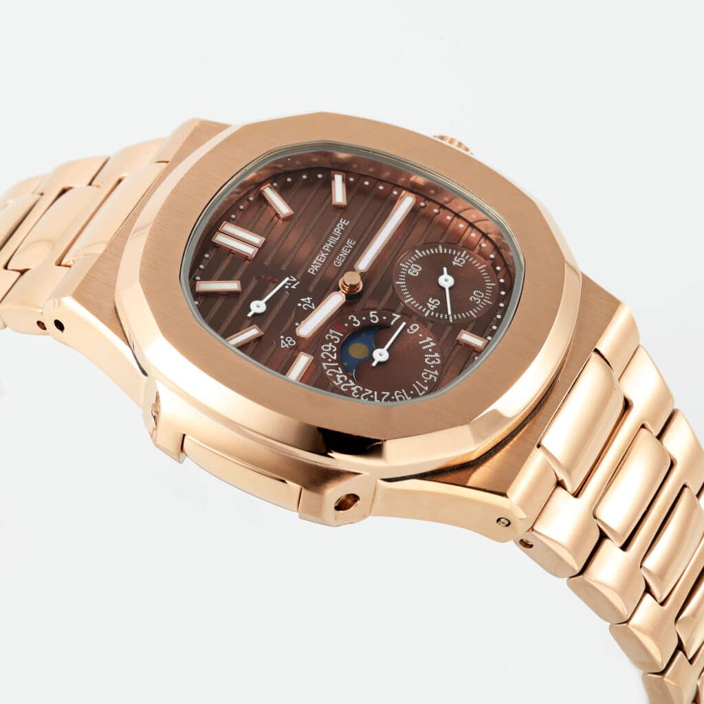 Patek Philippe Nautilus Rose Gold 5712/1R-001 Moonphase Replica