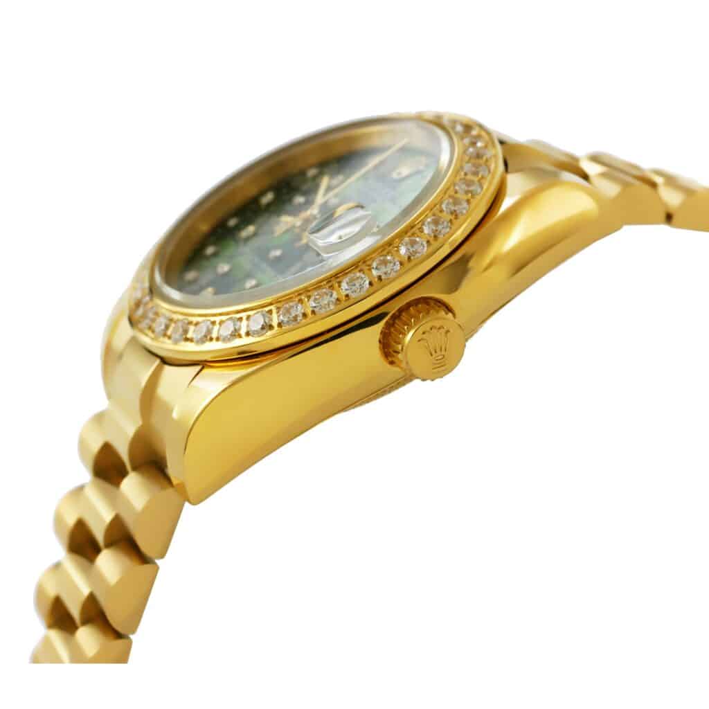 Rolex Datejust 31 Gold Floral Green 278288RBR Replica