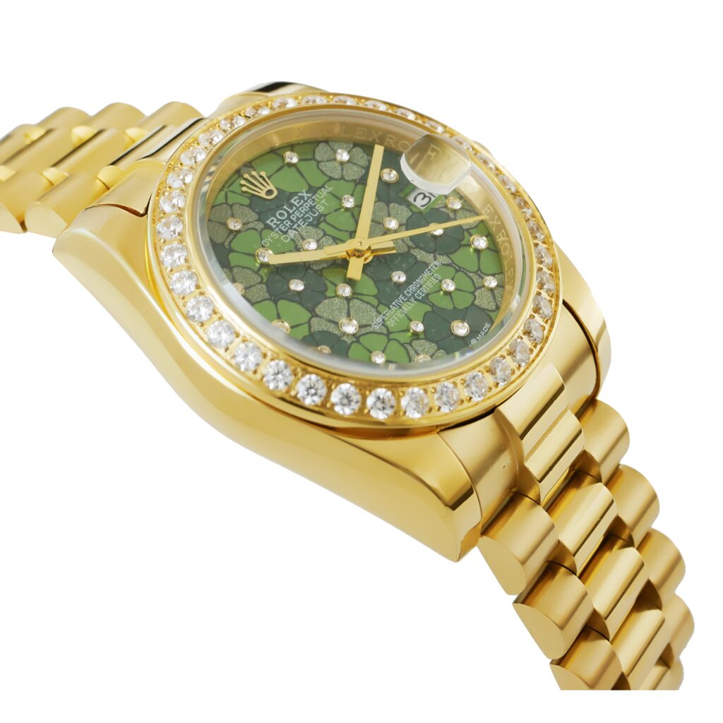 Rolex Datejust 31 Gold Floral Green 278288RBR Replica