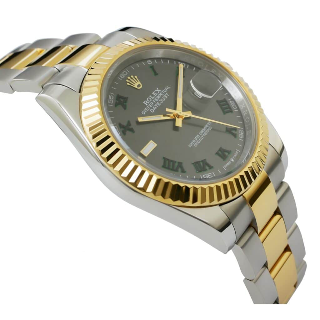 Rolex Datejust 41 Steel & Gold Wimbledon 126333-0019 Replica