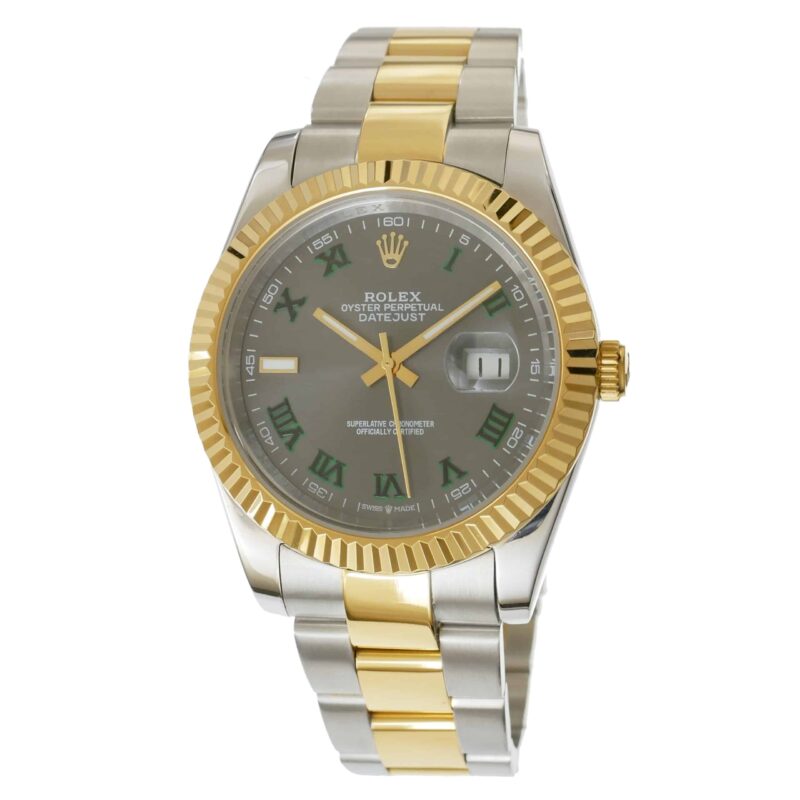 rolex datejust 41 steel gold oyster wimbledon 126333 0019 08 scaled Rolex Datejust 41 Steel & Gold Wimbledon 126333-0019