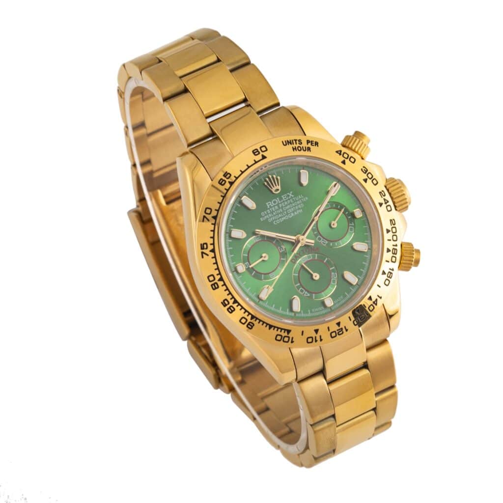 Rolex Daytona Gold Green 116508 John Mayer Replica