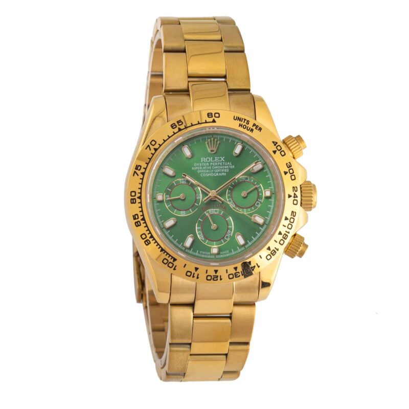 rolex daytona gold green john mayor 116508.7 Rolex - Daytona Gold Green - 116508 John Mayer