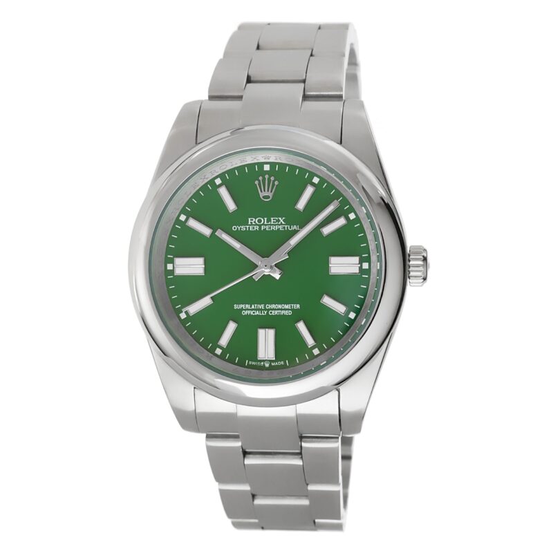 rolex oyster perpetual 41green 124300 0005 03 scaled Rolex - Oyster Perpetual 41 - Green - 124300-0005