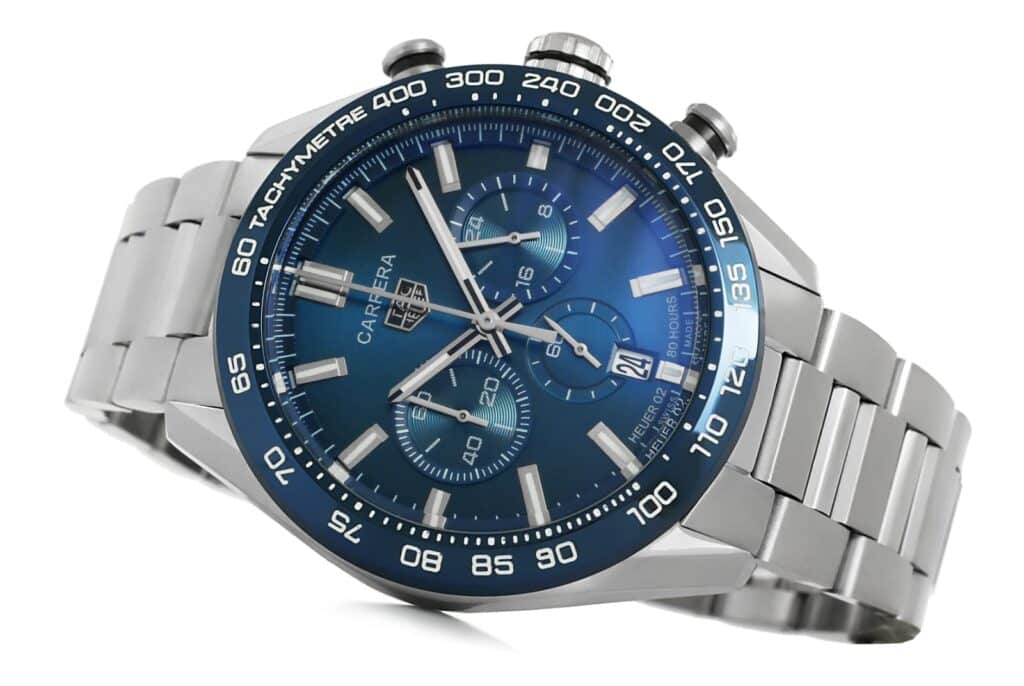 TAG Heuer Carrera CBN2A1A.BA0643 Silver/Blue Replica