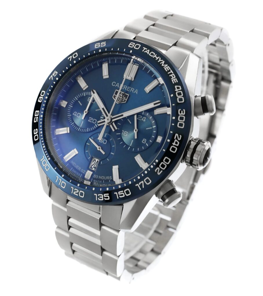 TAG Heuer Carrera CBN2A1A.BA0643 Silver/Blue Replica