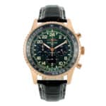 Breitling - Navitimer - B12 Rose Gold Chronograph Cosmonaute - Green - rb12302a1l1p1 Replica