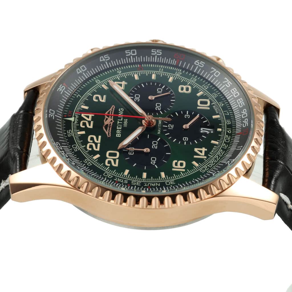 breitling-navitimer-b12-rg-chrono-cosmonaute-green- rb12302a1l1p1