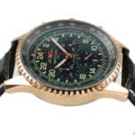 Breitling - Navitimer - B12 Rose Gold Chronograph Cosmonaute - Green - rb12302a1l1p1 Replica