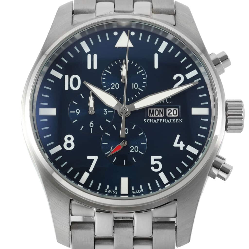 IWC Pilot Watch Chronograph 43mm-Steel Blue-IW378004IWC Pilot Watch Chronograph 43mm-Steel Blue-IW378004