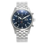 IWC Pilot Watch Chronograph 43mm-Steel Blue-IW378004