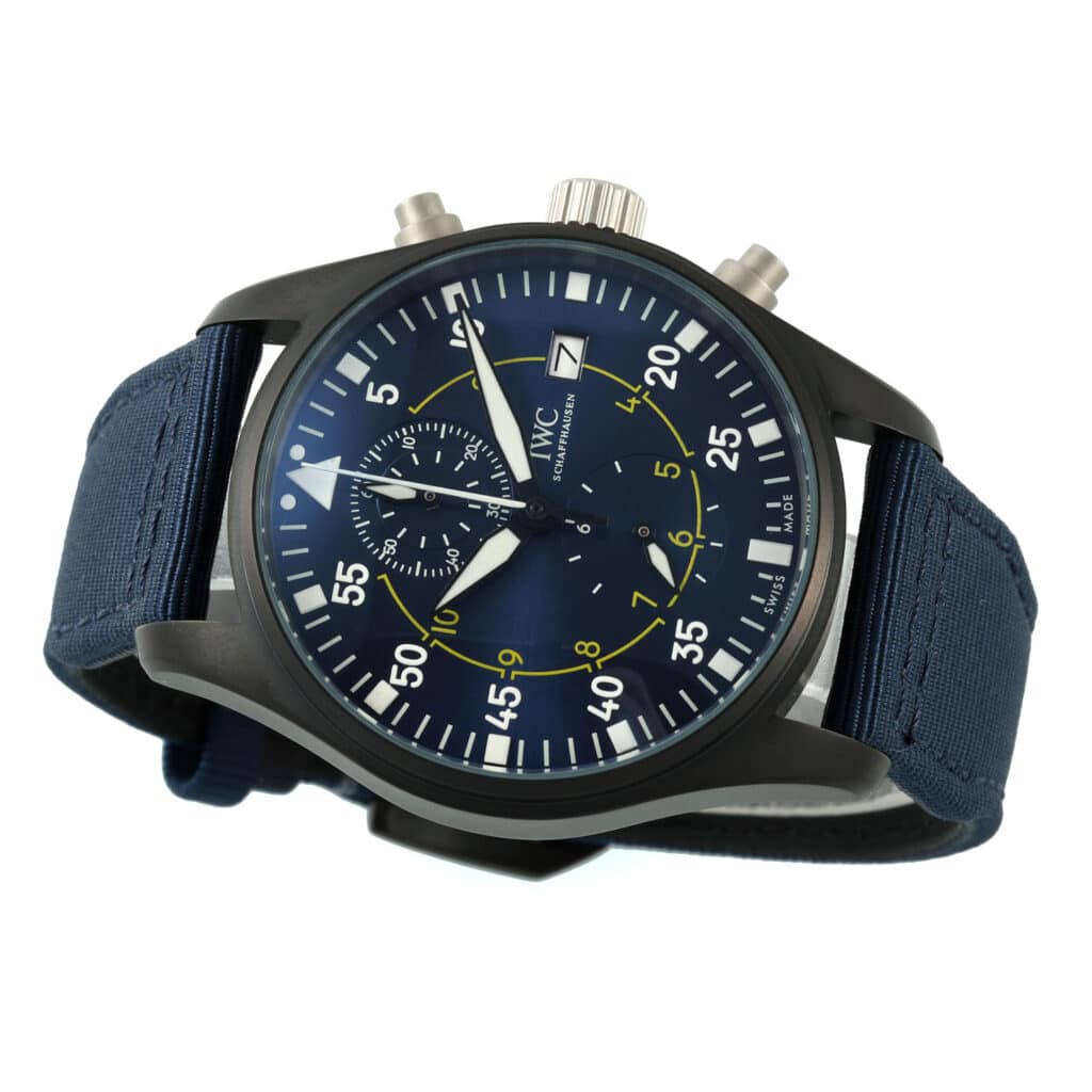 IWC Pilot Chronograph 45mm Ceramic Blue IW38900 Replica