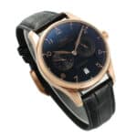 IWC Portugieser 42mm Rose Gold Black Dial IW501707 Replica