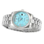 rolex-daydate-36-whitegold-turquoise-diamond-set-128239