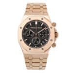 Audemars-Piguet-Royal-Oak-Chrono-41mm-Rosegold-Black-26320or-oo-1220or-01 Replica