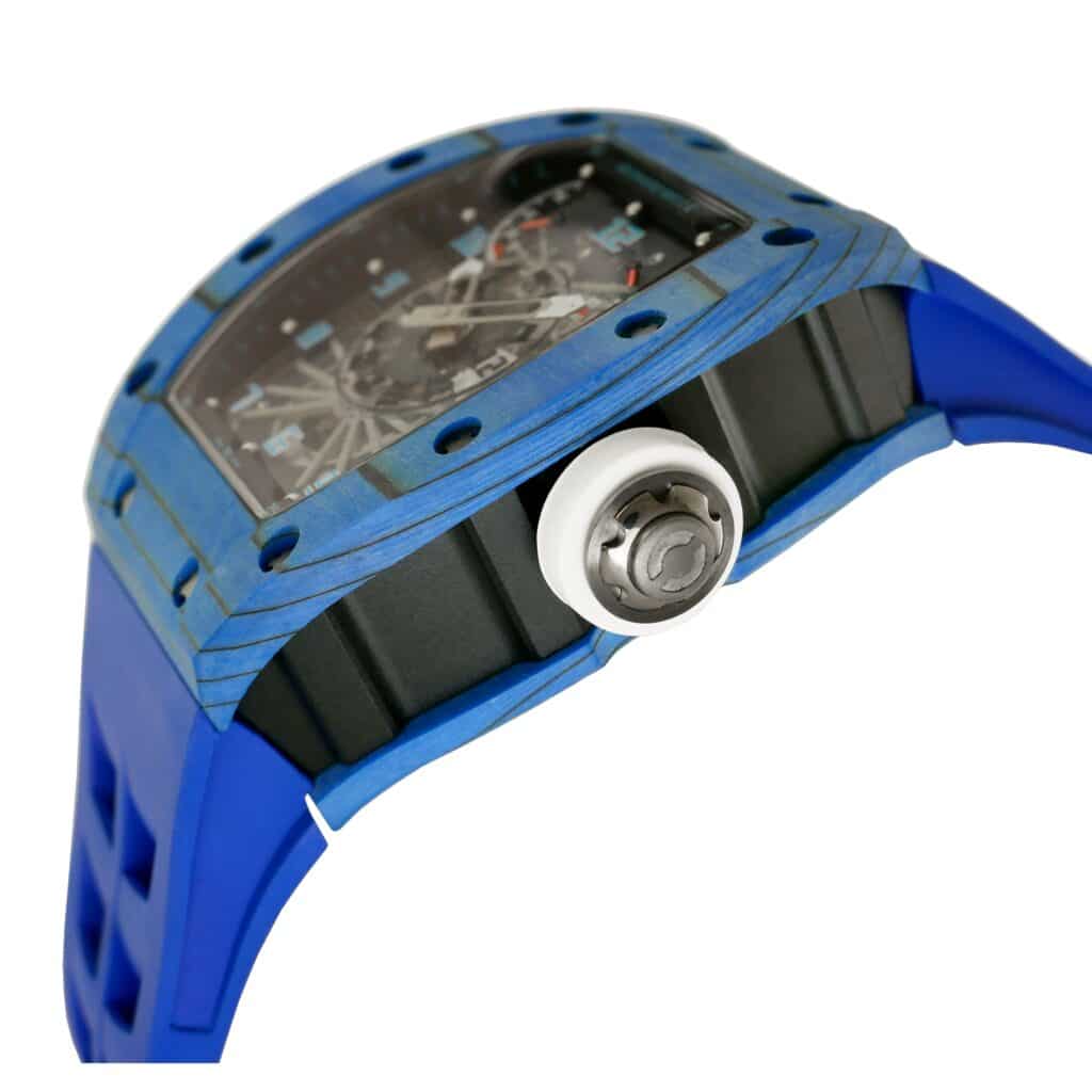 Richard-Mille-rm022-50mmx42mmx16mm-Blue-Forged-Carbon