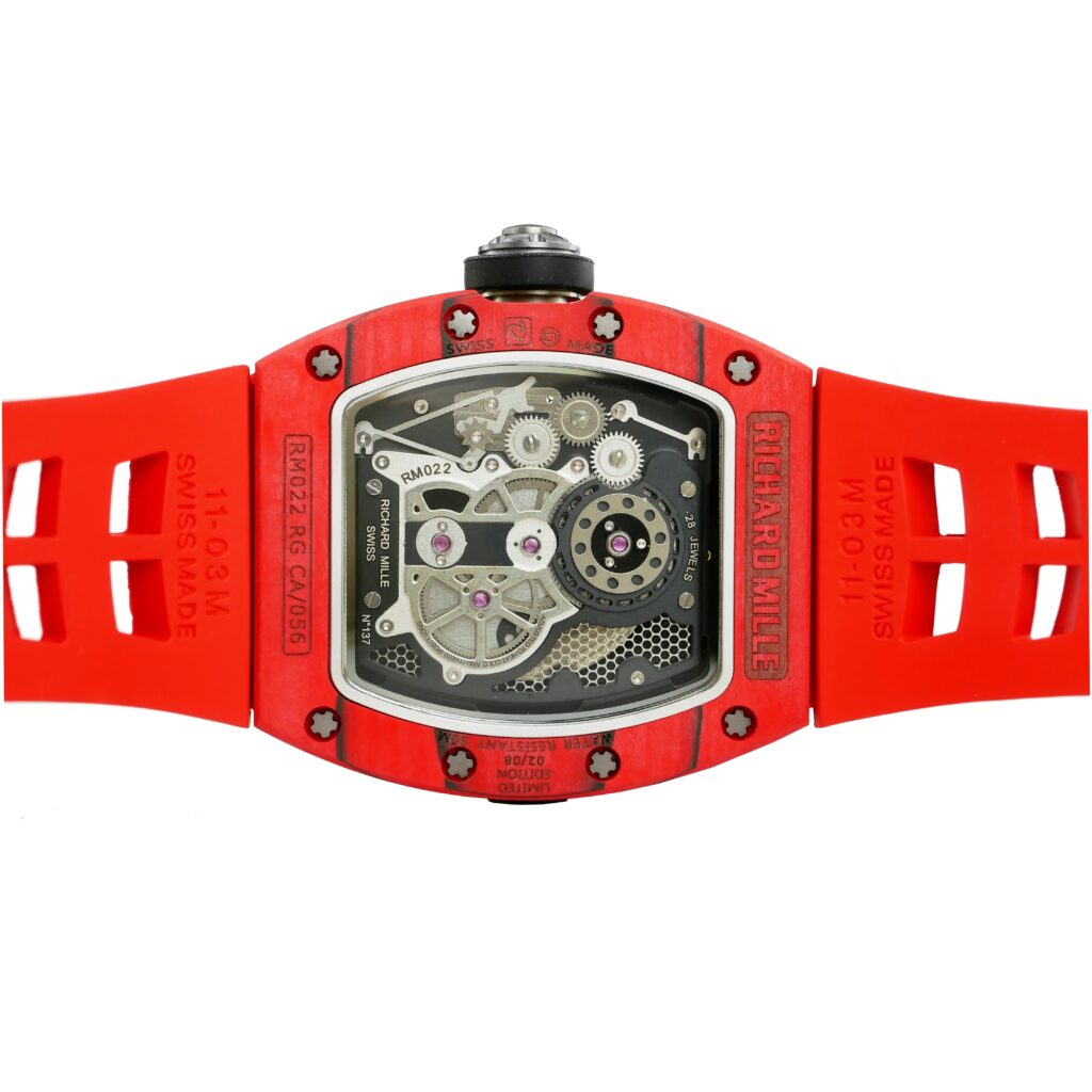 Richard-Mille-rm022-50mmx42mmx16mm-Red-Forged-Carbon