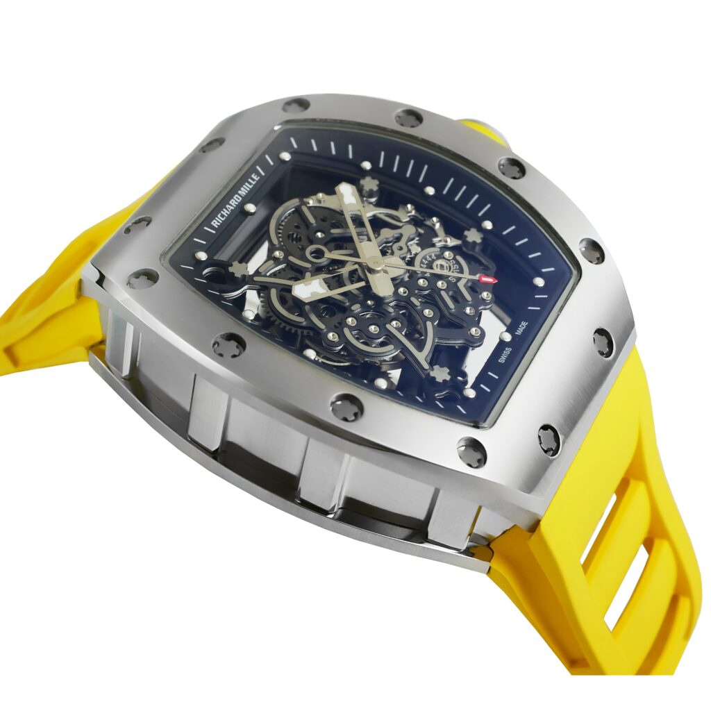 Richard-Mille-rm055-50mmx42mmx-16mm-Steel-Yellow-Rubber