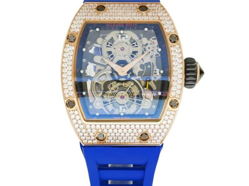 Richard-Mille-rm17-01-50mmx42mmx-16mm-Gold-Diamond-Blue-Rubber