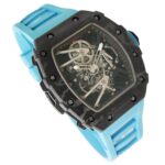 Richard-Mille-rm27-02-50mmx42mmx-16mm-Rafael-Nadal-Forged-Black-Carbon-Turquoise-Rubber