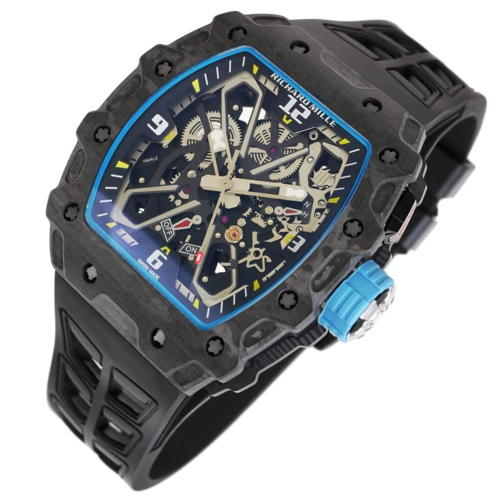 Richard-Mille-rm35-03-50mmx42mmx16mm-Rafael-Nadal-Forged-Black-Carbon-Black-Rubber