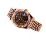 Rolex-Daydate-40-Everose-Brown-Roman-228235-0053 Replica