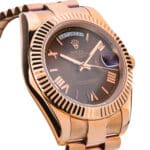 Rolex-Daydate-40-Everose-Brown-Roman-228235-0053 Replica