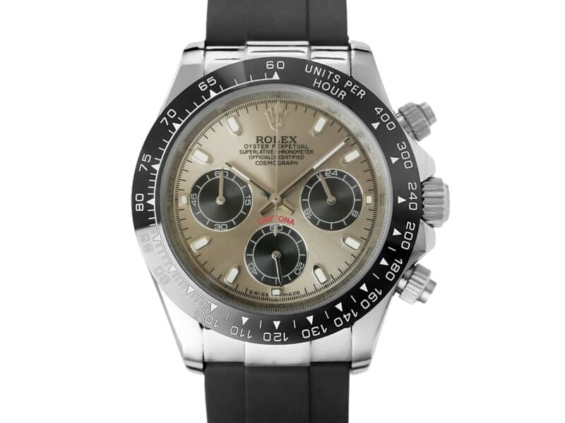 Rolex-Daytona-WG-Silver-Oysterflex-116519ln-0027 Replica